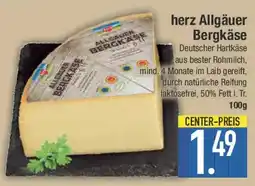 E-Center herz Allgäuer Bergkäse Angebot