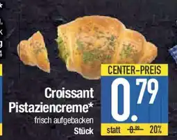 E-Center Croissant Pistaziencreme Angebot
