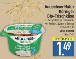 E-Center Andechser Natur Körniger Bio-Frischkäse Angebot