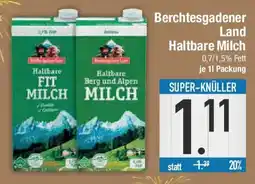 E-Center Berchtesgadener Land Haltbare Milch Angebot