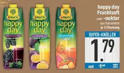E-Center happy day Fruchtsaft oder nektar Angebot