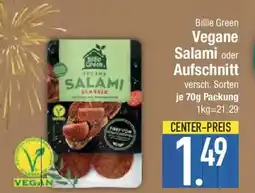 E-Center Billie Green Vegane Salami oder Aufschnitt Angebot