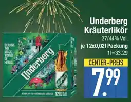 E-Center Underberg Kräuterlikör Angebot