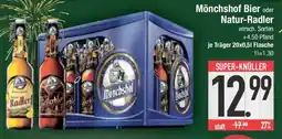 E-Center Mönchshof Bier oder Natur Radler Angebot