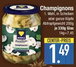E-Center EDEKA herzstücke champignons Angebot