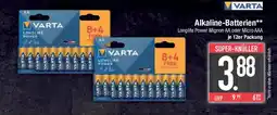 E-Center VARTA Alkaline-Batterien Angebot