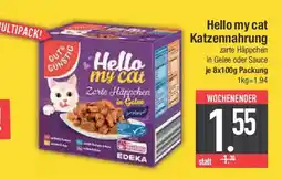 E-Center GUT& GUNSTIG Hello my cat Zarte Häppchen in Gelee Angebot