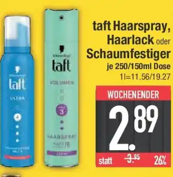 E-Center taft Haarspray, Haarlack oder Schaumfestiger Angebot