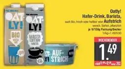 E-Center Oatly! Hafer-Drink, Barista oder Aufstrich Angebot