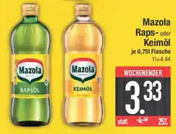 E-Center Mazola Raps- oder Keimöl Angebot