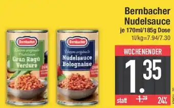 E-Center Bernbacher Nudelsauce Angebot