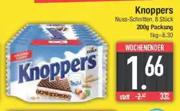 E-Center Knoppers Nuss-Schnitten, 8 Stück Angebot