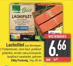 E-Center EDEKA Bio Lachsfilet Angebot