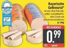 E-Center Bayerische Gelbwurst Angebot