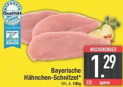 E-Center Bayerische Hähnchen-Schnitzel Angebot