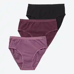 NKD Damen-Rioslip mit verschiedenen Farben, 3er-Pack Angebot