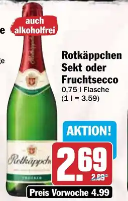 HIT Rotkäppchen Sekt oder Fruchtsecco Angebot