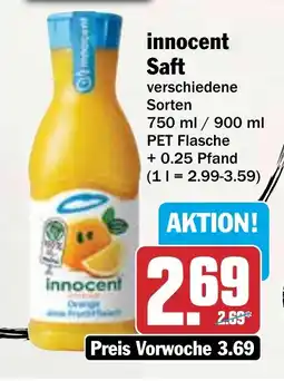 HIT innocent Saft Angebot
