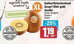 HIT Italien/Griechenland Zespri Kiwi gold Jumbo Angebot