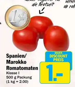 HIT Spanien/ Marokko Romatomaten Angebot