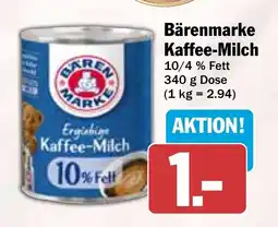 HIT Bärenmarke Kaffee-Milch Angebot