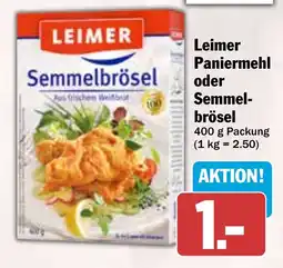 HIT Leimer Paniermehl oder Semmelbrösel Angebot
