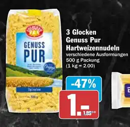HIT 3 Glocken Genuss Pur Hartweizennudeln Angebot