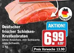 HIT Deutscher frischer Schinken Krustenbraten Angebot