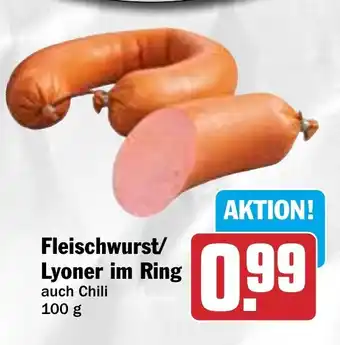 HIT Fleischwurst/ Lyoner im Ring Angebot