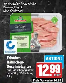 HIT Frisches Hähnchen- Geschnetzeltes Angebot