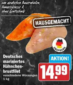 HIT Deutsches mariniertes Hähnchenbrustfilet Angebot