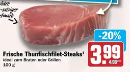 HIT Frische Thunfischfilet-Steaks Angebot
