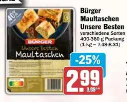 HIT Bürger Maultaschen Unsere Besten Angebot