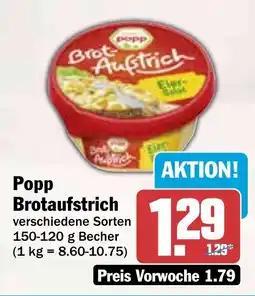 HIT Popp Brotaufstrich Angebot