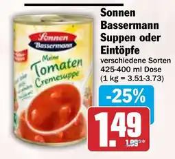 HIT Sonnen Bassermann Suppen oder Eintöpfe Angebot