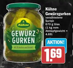 HIT Kühne Gewürzgurken Angebot