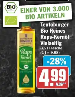 HIT Teutoburger Bio Reines Raps-Kernöl Vielseitig Angebot