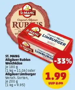 PENNY ST. MANG Allgäuer Rubius Weichkäse Angebot