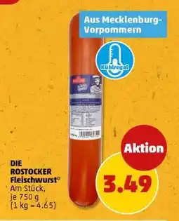 PENNY DIE ROSTOCKER Fleischwurst Angebot