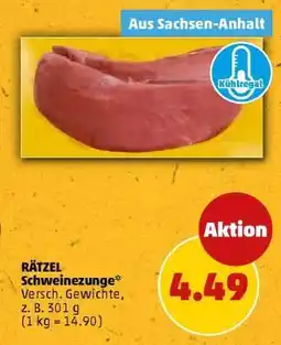 PENNY RÄTZEL Schweinezunge Angebot