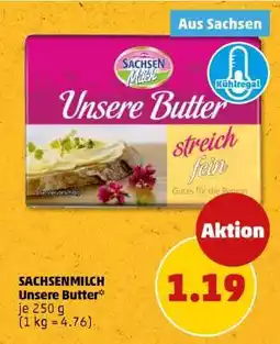 PENNY SACHSENMILCH Unsere Butter Angebot