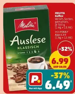 PENNY Melitta Kaffee Angebot