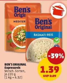 PENNY BEN'S ORIGINAL Expressreis Angebot
