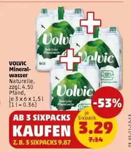 PENNY VOLVIC Mineralwasser Angebot