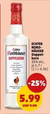 PENNY Echter Nordhäuser Doppelkorn Angebot