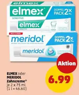 PENNY ELMEX oder MERIDOL Zahncreme Angebot