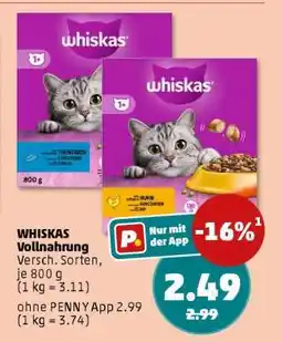 PENNY WHISKAS Vollnahrung Angebot