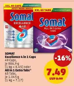 PENNY Somat Excellence 4 in 1 Caps Angebot