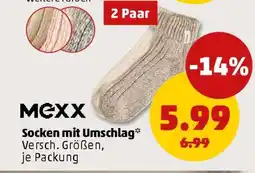 PENNY MEXX Socken mit Umschlag Angebot