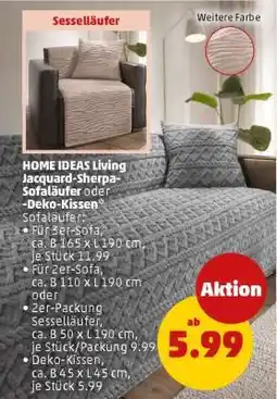PENNY HOME IDEAS Living Jacquard-Sherpa-Sofaläufer oder „Deko-Kissen“ Angebot